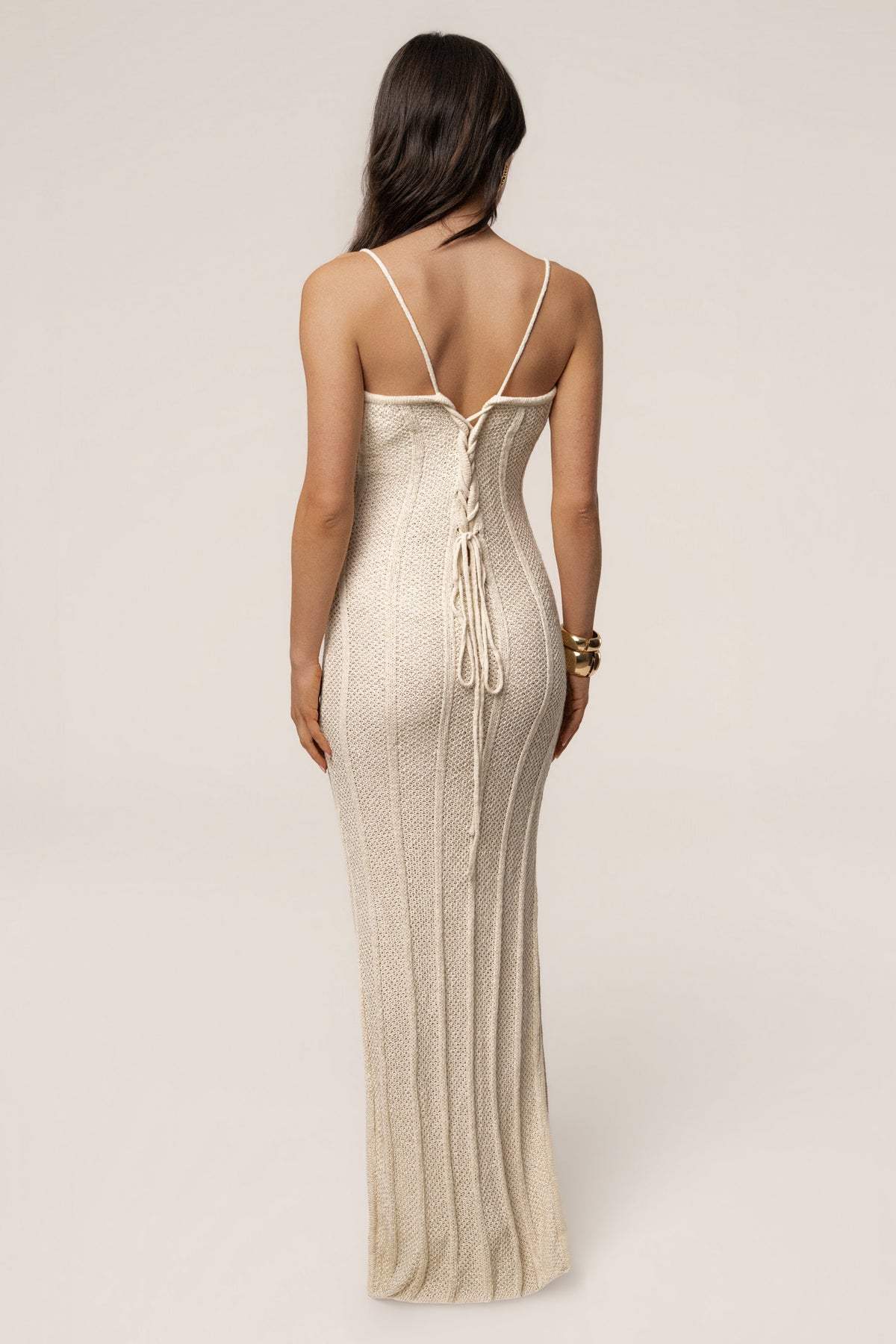 Ivory Cabana Views Crochet Dress