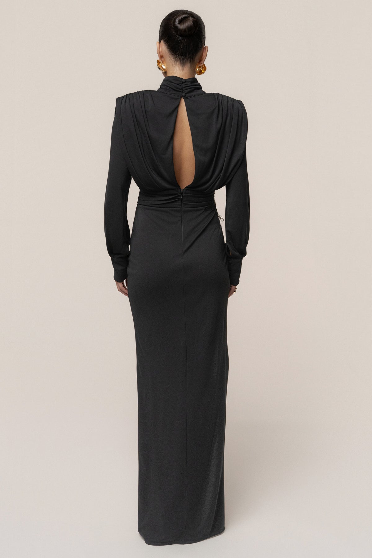 Black Radiance Maxi Gown