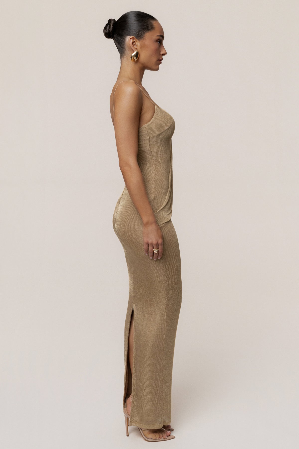 Gold Midnight Sky Maxi Dress