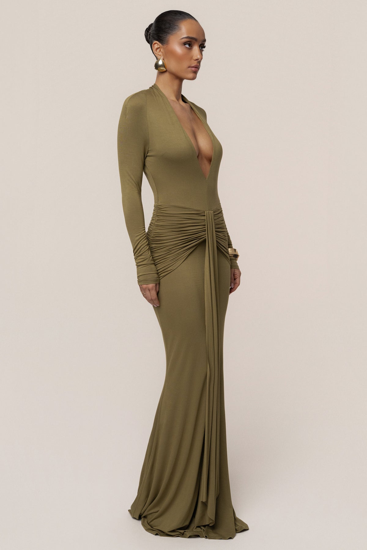 Olive All The Stars Maxi Dress