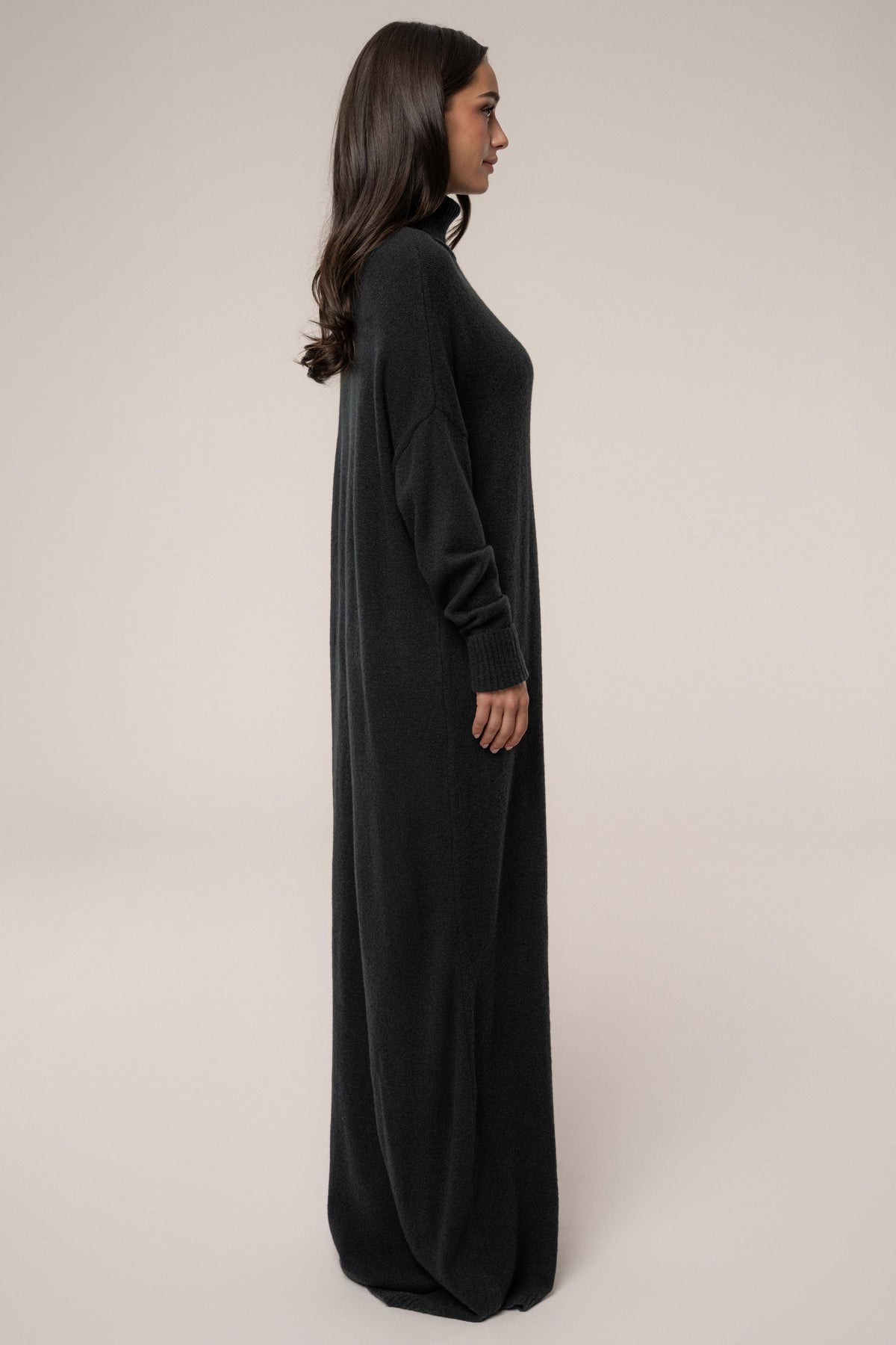 Black Hartley Knit Maxi Dress